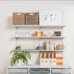 None Single Slot Upright Wall Strip - White - 200cm 5 None Single Slot Upright Wall Strip - White - 200cm -Home Essentials Shop 12816015 1244833192911784