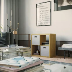 Clever Cube Fabric Insert - Woven Silver -Home Essentials Shop 12816126 6534929107265912