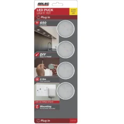 Arlec Warm White LED Puck Light Set 14 Arlec Warm White LED Puck Light Set -Home Essentials Shop 12823690 1034833197033640