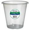Clear Plastic Pot - 18.5cm