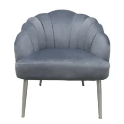 Sophia Scallop Occasional Chair - Grey 9 Sophia Scallop Occasional Chair - Grey -Home Essentials Shop 12838886 1264843597067370