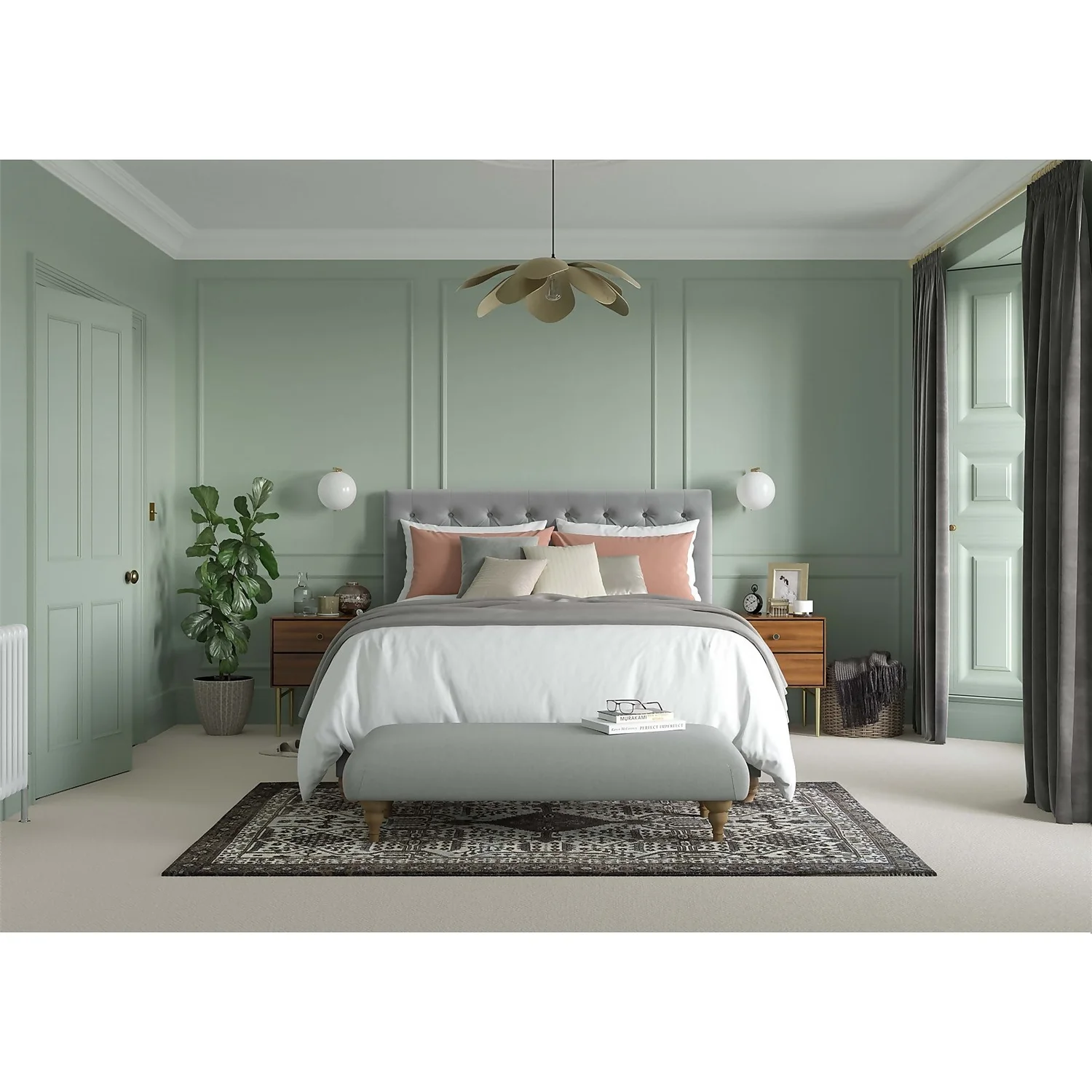 Dulux Heritage Matt Emulsion Paint Sage Green - 2.5L 9 Dulux Heritage Matt Emulsion Paint Sage Green - 2.5L - Image 9