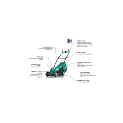Bosch 1400W Rotak 37-14 Electric Lawn Mower - 37cm 7 Bosch 1400W Rotak 37-14 Electric Lawn Mower - 37cm -Home Essentials Shop 12883599 1924843325901372