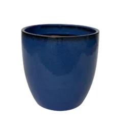 Chiswick Egg Imperial Terracotta Pot In Blue - 27cm