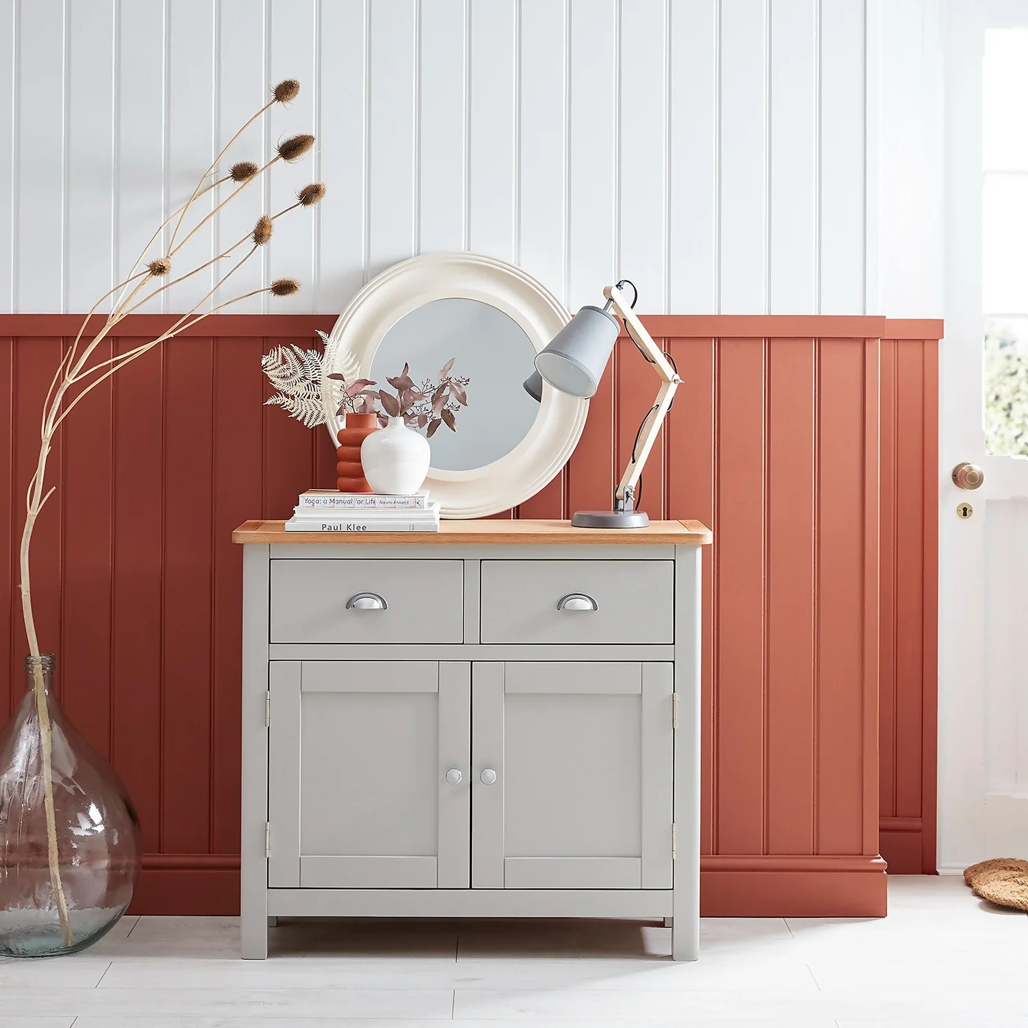 Norbury Small Sideboard - Grey 2 Norbury Small Sideboard - Grey - Image 2