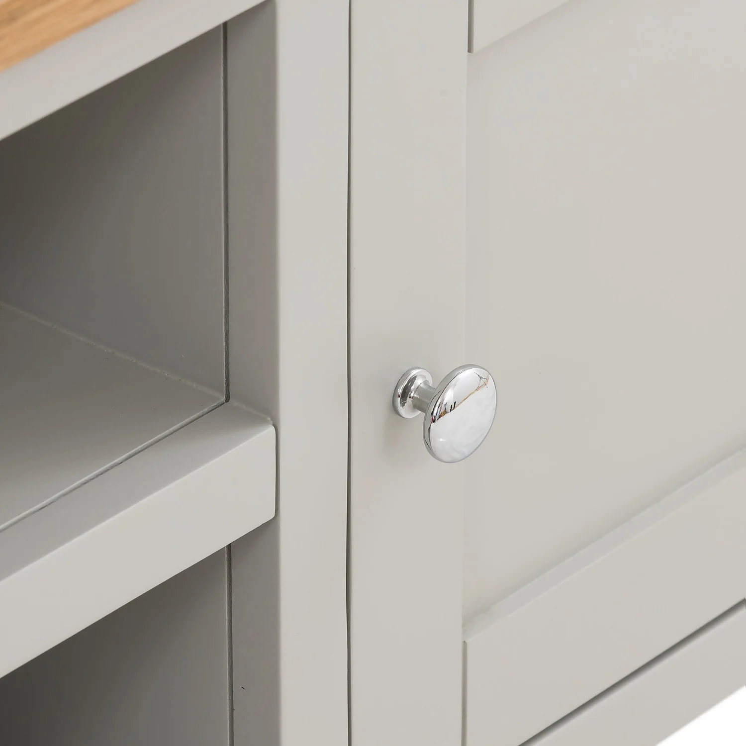 Norbury Wide TV Stand - Grey 8 Norbury Wide TV Stand - Grey - Image 8