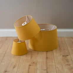 Clyde Ochre Taper Shade - 40cm 11 Clyde Ochre Taper Shade - 40cm -Home Essentials Shop 13139379 1454920560069844
