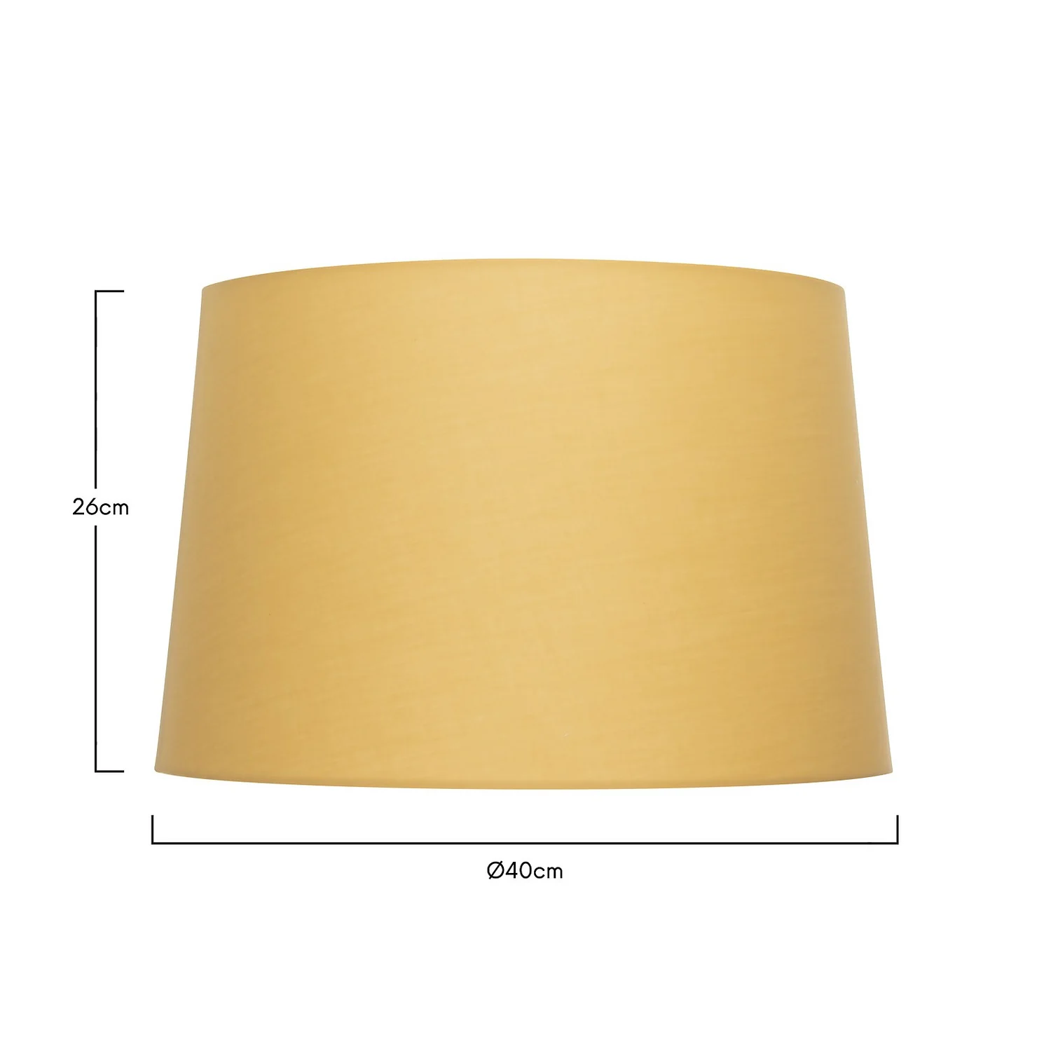 Clyde Ochre Taper Shade - 40cm 5 Clyde Ochre Taper Shade - 40cm - Image 5