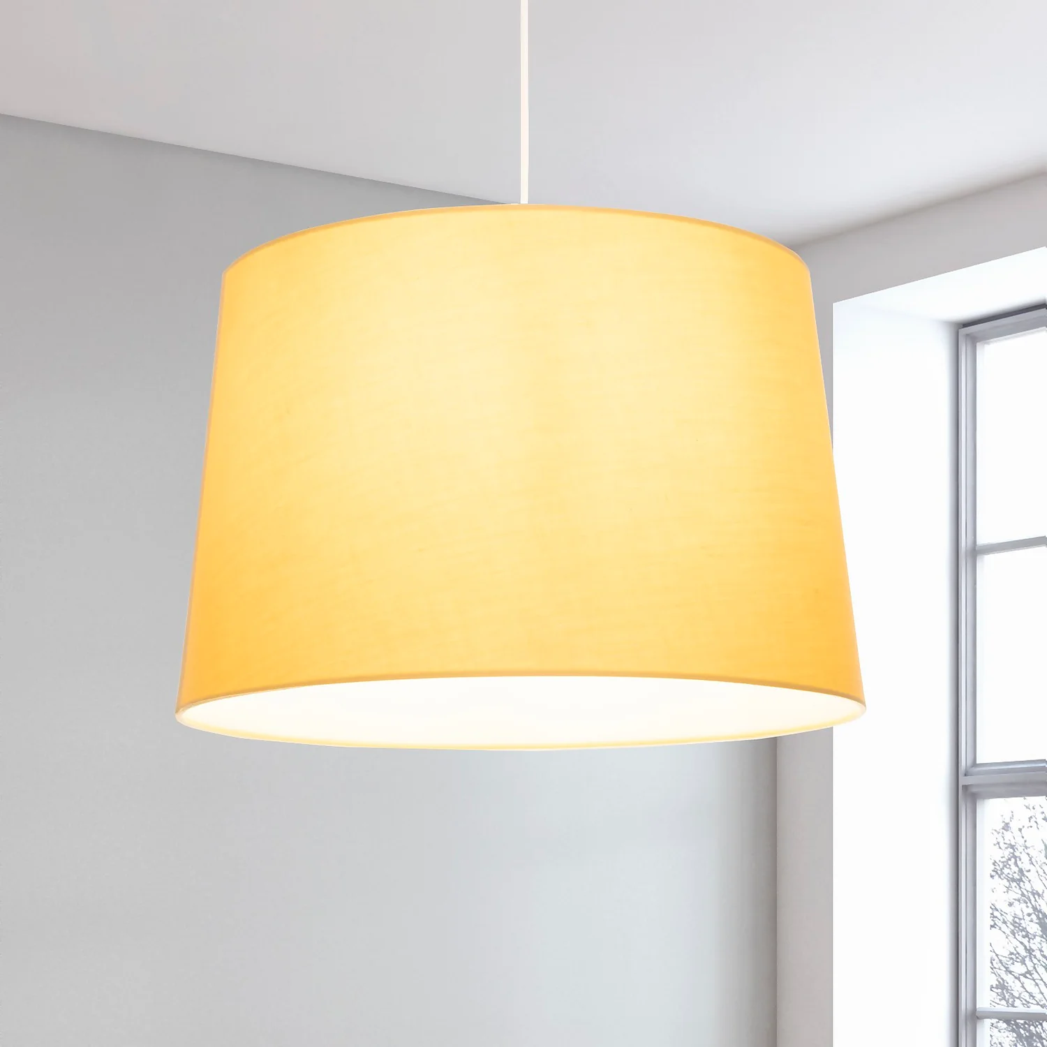 Clyde Ochre Taper Shade - 40cm 1 Clyde Ochre Taper Shade - 40cm