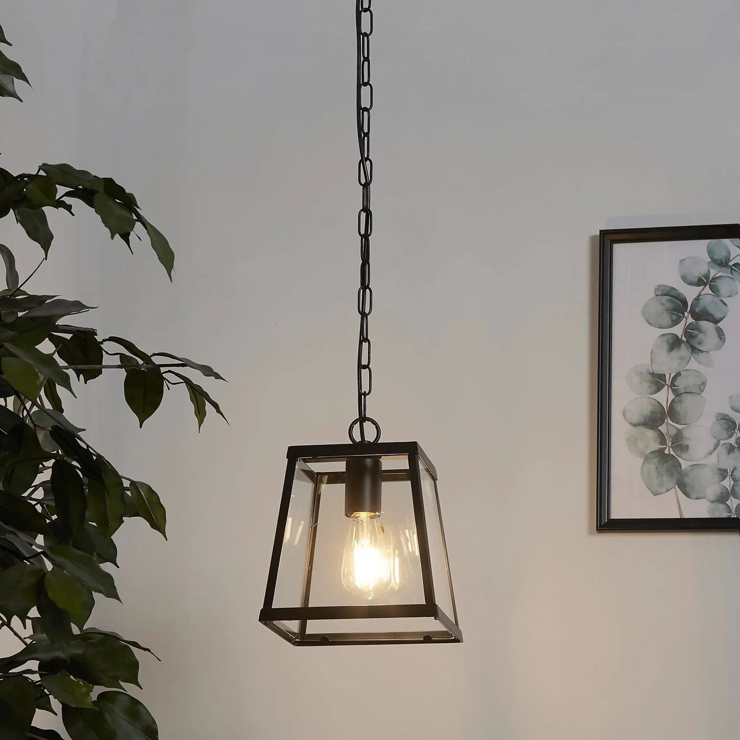 Bellevue 1 Light Industrial Pendant - Black 1 Bellevue 1 Light Industrial Pendant - Black