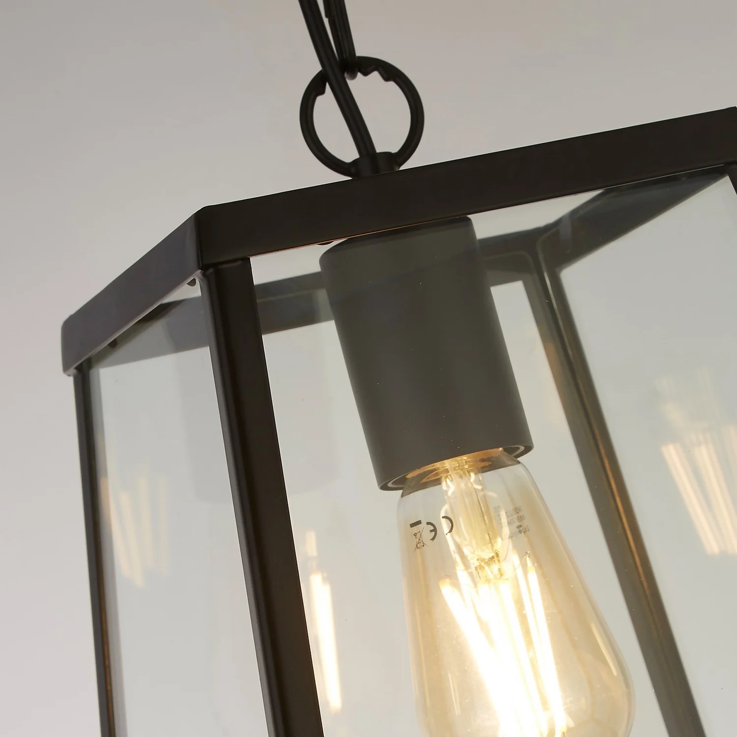 Bellevue 1 Light Industrial Pendant - Black 5 Bellevue 1 Light Industrial Pendant - Black - Image 5