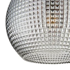 Safi Glass Flush Pendant - Chrome Smoke 8 Safi Glass Flush Pendant - Chrome Smoke -Home Essentials Shop 13208300 1364896913050126