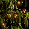 10 Solar Flame String Lights