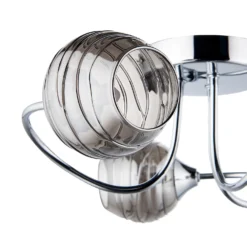 Marple 3 Light Semi Flush Ceiling Light - Chrome & Smoke 10 Marple 3 Light Semi Flush Ceiling Light - Chrome & Smoke -Home Essentials Shop 13645383 2104956789753210