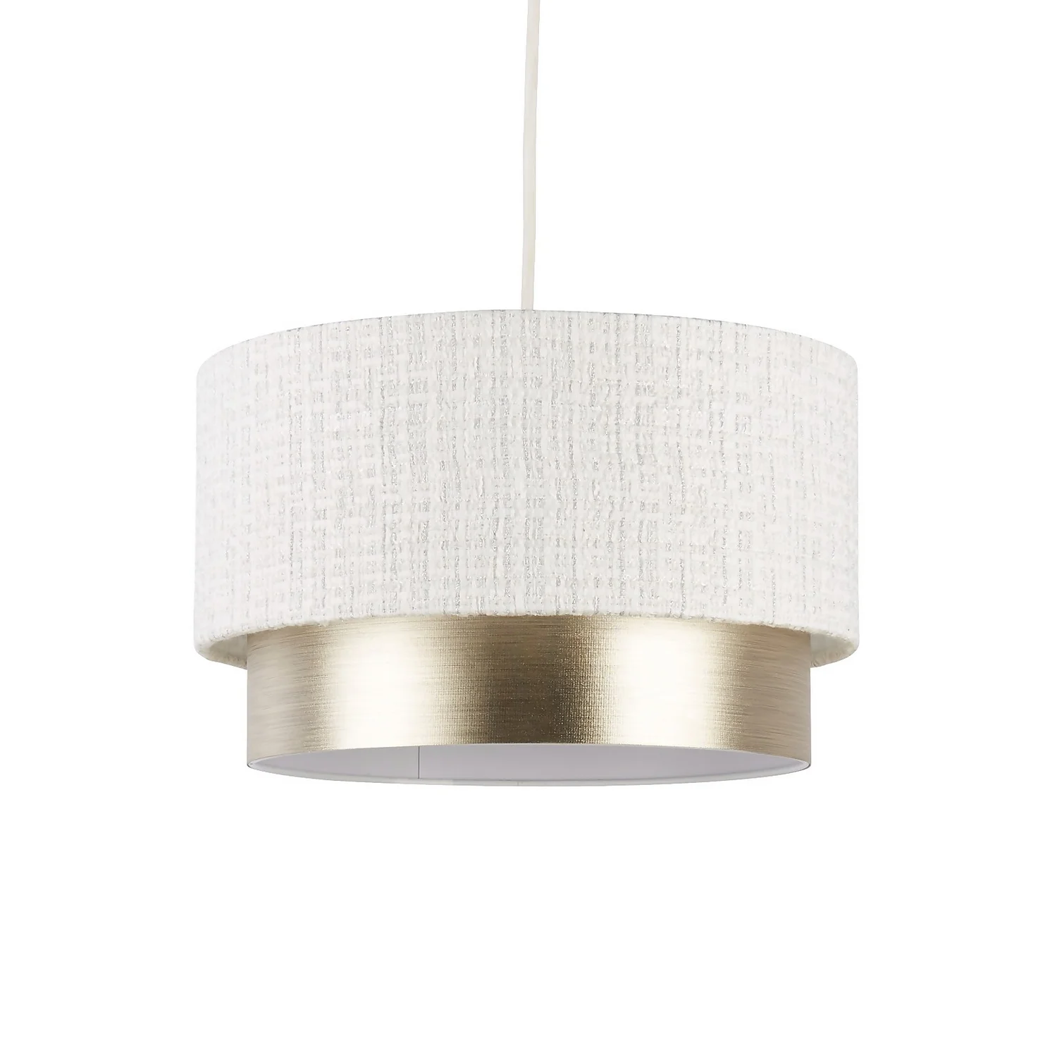 Amelie Two Tier Easy-Fit Light Shade - Champagne 2 Amelie Two Tier Easy-Fit Light Shade - Champagne - Image 2