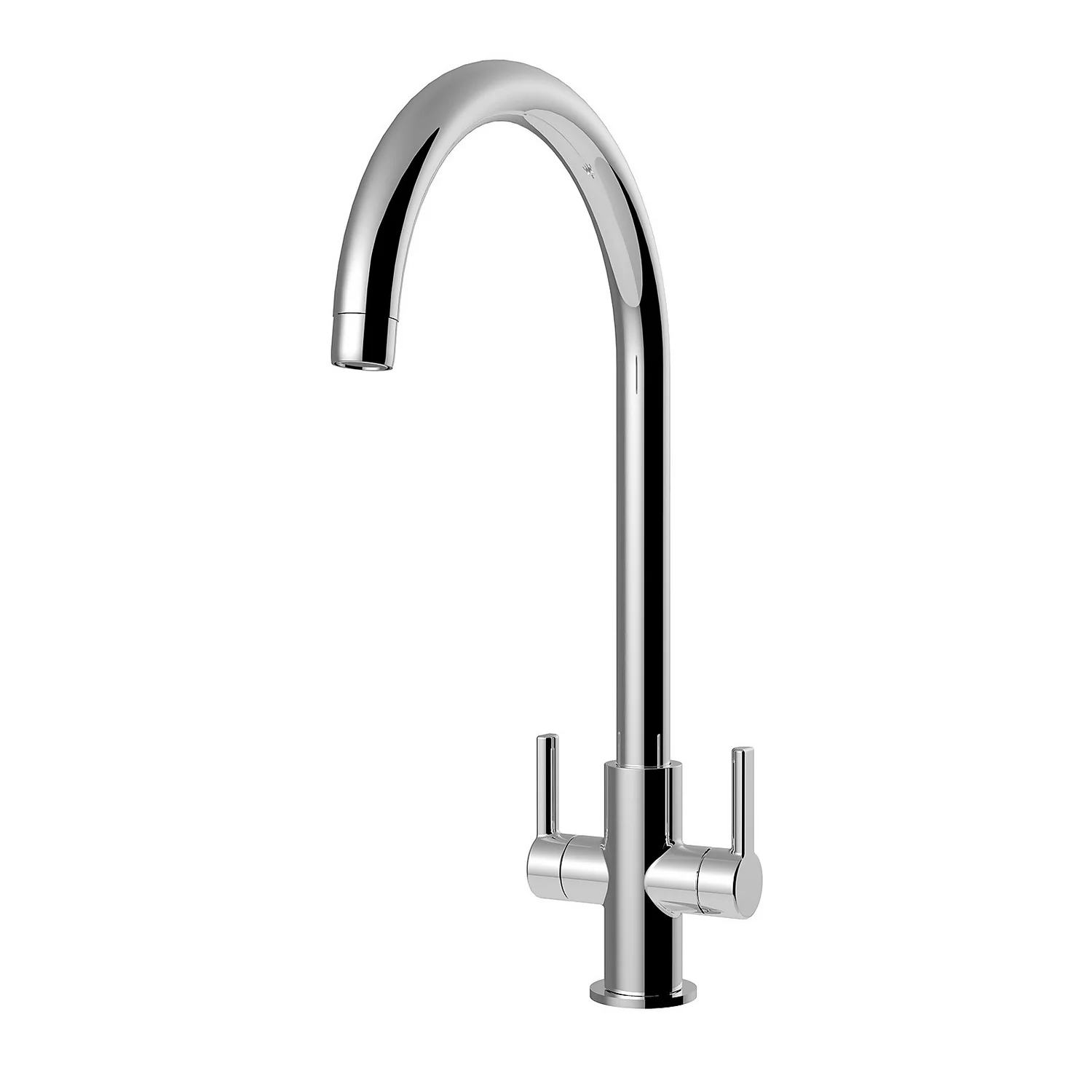 Franke Lina Twin Lever Tap Chrome 1 Franke Lina Twin Lever Tap Chrome