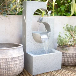 Stylish Fountain Ango Falls Garden Water Feature With LEDs 12 Stylish Fountain Ango Falls Garden Water Feature With LEDs -Home Essentials Shop 13947169 4305005844444559