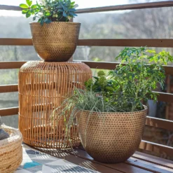 Suva Hammered Pot Bronze - 31cm -Home Essentials Shop 13973654 1365011805726502