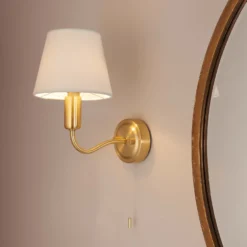 Naim Bathroom Wall Light - Brass Effect 11 Naim Bathroom Wall Light - Brass Effect -Home Essentials Shop 14301821 2755038439435883